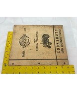 Vintage Cockshutt 50 Diesel Tractors Original Vintage Parts List Book - $32.46 CAD