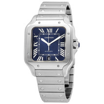 Cartier Men&#39;s Santos Blue Dial Watch - WSSA0030 - $8,846.16