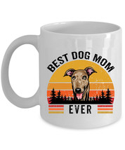 Greyhound Dog Lover Coffee Mug Ceramic Gift Best Dog Mom Ever White Mugs For Her - £13.41 GBP+