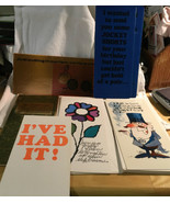 1960s American Greetings Get Well Cards 6 designs - €5,89 EUR