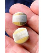 B&amp;W Kum-A-Part SNAP Set Gold-Tone Art Deco Cuff Links Jewelry Vintage - $15.79