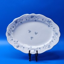 Johann Haviland 13” Serving Platter BLUE GARLAND - Backstamp BAVARIA, GE... - $18.79