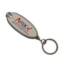 Amac Flashlight Keychain Working Small White Advertising Promotional Nov... - $7.87