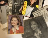 Calista Flockhart Vintage &amp; Modern Clippings Lot Of 20 Small Images And Ads - $4.94