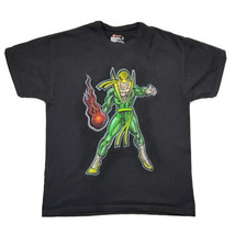 Iron Fist Marvel Mens T Shirt Large Hanes Black Airbrush - £11.90 GBP