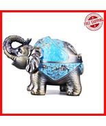 Vintage Elephant Ashtray with Lid – Portable Cigar Holder for Indoor &amp; O... - $36.82 CAD