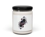 Dark Floral Soy Candle | Soft Gothic Florals, Black Rose Botanical - $20.99+