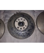 3 Total 1957 1958 1959 Ford Dog Dish Hubcaps 10 1/2&quot; Fairlane Galaxie Cu... - £74.96 GBP