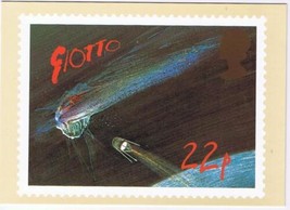 United Kingdom UK Postcard Stamps Halley&#39;s Comet 1986 22p - £2.21 GBP