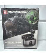 Transformers Optimus Prime TF T50 True Wireless  BT Headphones Hasbro - $468.75 MXN
