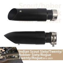 For Scout Bobber Sixty Twenty Rogue 2015-2023 Motorcycle Exhaust Pipe Tail - £199.06 GBP