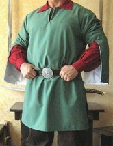 Medieval Renaissance Tunic Top Shirt Viking Saxon Cosplay Costume for new year - £85.06 GBP+