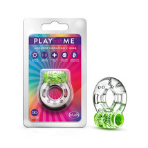 Blush Play with Me Arouser Vibrating C-Ring Green - £13.25 GBP