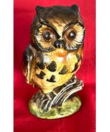 Vintage Brown Owl Ceramic 6&quot; Tall Norcrest Made in Japan - $17.58 CAD