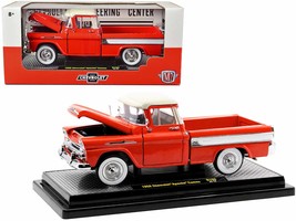 1958 Chevrolet Apache Cameo Pickup Truck Cardinal Red with Wimbledon White Top L - £42.63 GBP