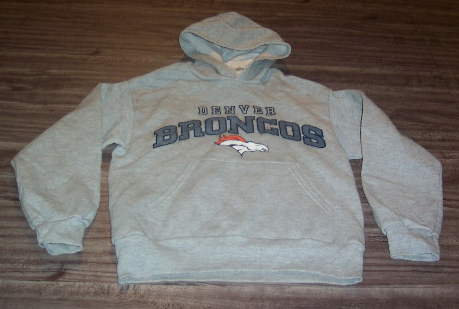 Primary image for DENVER BRONCOS NFL FOOTBALL HOODIE HOODED SWEATSHIRT YOUTH SMALL size 8 NEW