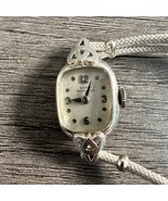 Vintage 14K WHITE GOLD CASE Girard Perregaux WOMENS WATCH WORKS - $9,376.37 MXN