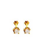 22ct Yellow Gold Children&#39;s Stud Earrings, Tragus, Helix Or 2nd Lobe (2.... - $3,421.76 MXN+