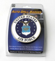 Usaf Us Air Force Emblem Enamel Car Grill Medallion 3 Inches - £12.74 GBP