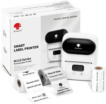 Phomemo M110 Portable Bluetooth Label Thermal Printer for Storage, Home, Barcode - $38.69