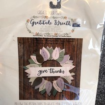 Gratitude Wreath Kit Create Your OWN New in Package Thanksgiving Arts &amp; Crafts - $12.50