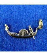 18k (750) Yellow Gold Italian Venetian Gondola Charm - 1 gram - $124.99