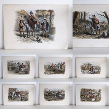 Hablot Knight Browne &#39;Phiz&#39;, Dame Perkins &amp; her Grey Mare, Set of 8 Lithographs - £110.01 GBP