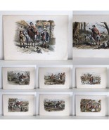 Hablot Knight Browne &#39;Phiz&#39;, Dame Perkins &amp; her Grey Mare, Set of 8 Lith... - £109.06 GBP