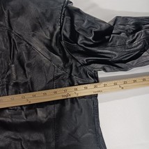 Wilson's Leather Pelle Studio RN#69426 Black Men's Jacket Full Zip Size Large image 5