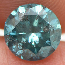 Loose Blue Diamond Fancy Color Round Shaped I1 Certified Enhanced 1.81 Carat - £1,197.64 GBP