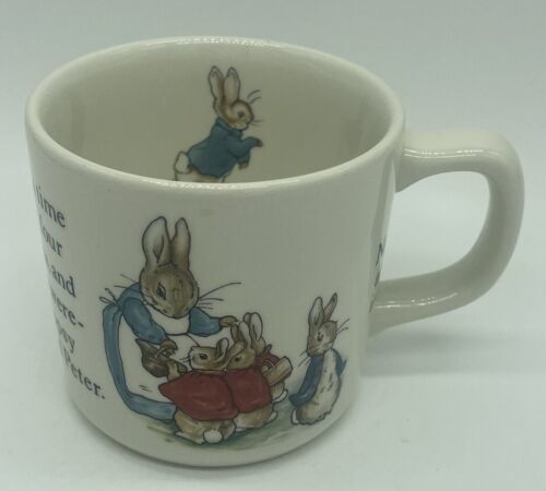 Primary image for Beatrix Potter Mug Wedgwood Peter Rabbit Vintage Cup 1993 Made In ENGLAND