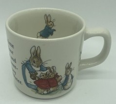 Beatrix Potter Mug Wedgwood Peter Rabbit Vintage Cup 1993 Made In ENGLAND - $9.49