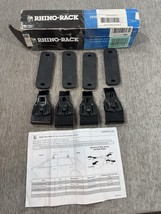 Rhino Rack 2500 Roof Rack Pad And Clamp Kit Set of 4 Pads And 4 Clamps D... - $74.24