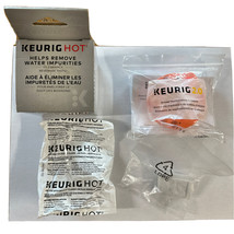 KEURIG 2.0 Lot 4 Water Filter Cartridges & 1 Needle Cleaning Maintenance Tool - £7.67 GBP