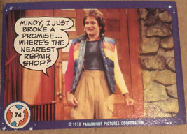 Vintage Mork And Mindy Trading Card #74 1978 Robin Williams - $1.97