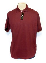 NC 87 Polo Burgundy Red Collar Short Sleeve Men Shirt XL New - $15.82