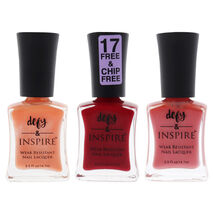 Wear Resistant Nail Lacquer Kit by Defy and Inspire for Women - 3 Pc Kit... - $16.99