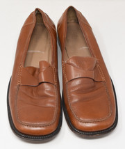 BCBG Maxazria Mens Loafer Leather Dress Shoes Brown 14 D - £23.36 GBP