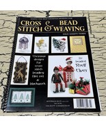 Jill Oxton&#39;s Cross Stitch &amp; Bead Weaving Magazine  #93 2015 Christmas De... - $185.44 MXN