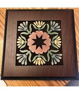 Wooden Carved Floral Wall Hanging - £11.27 GBP