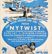 Rain Beau NY Twist Deep Water Cuttyhunk Lines 1947 Advertisement Fishing... - $19.99