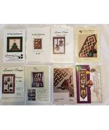 Quilt Pattern Lot 15 Christmas Wall Hanging Cardholder Table Runner Radl... - $37.42