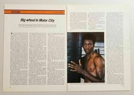 1980 Magazine Photo Article Boxer Thomas Hearns Motor City Detroit,MI  - $9.88
