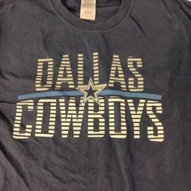 Gildan Ultra Cotton Dallas Cowboys Men's Blue T-Shirt Long Sleeve Size Large image 4