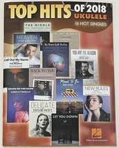 Top Hits of 2018 16 Hot Singles Ukulele Lyric &amp; Chord Sheet Music Hal Leonard - £11.82 GBP