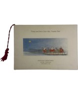 Hotel Virginia Long Beach California Menu 1923 Christmas Xmas Card Vinta... - $69.92