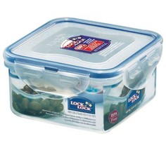 Lock &amp; Lock BPA Free Classic Square Container with Leak Proof Locking Lid, 420ml - £12.65 GBP