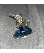 22kt Gold Tipped Glass Unicorn - €11,56 EUR