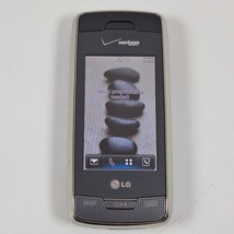 LG Voyager VX10000S Verizon Silver/Gray Dual Screen Flip Keyboard Phone - £34.37 GBP