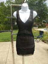 NWT BCBCMAXAZARIA GORGEOUS BLACK COCKTAIL DRESS S $248 - $74.99